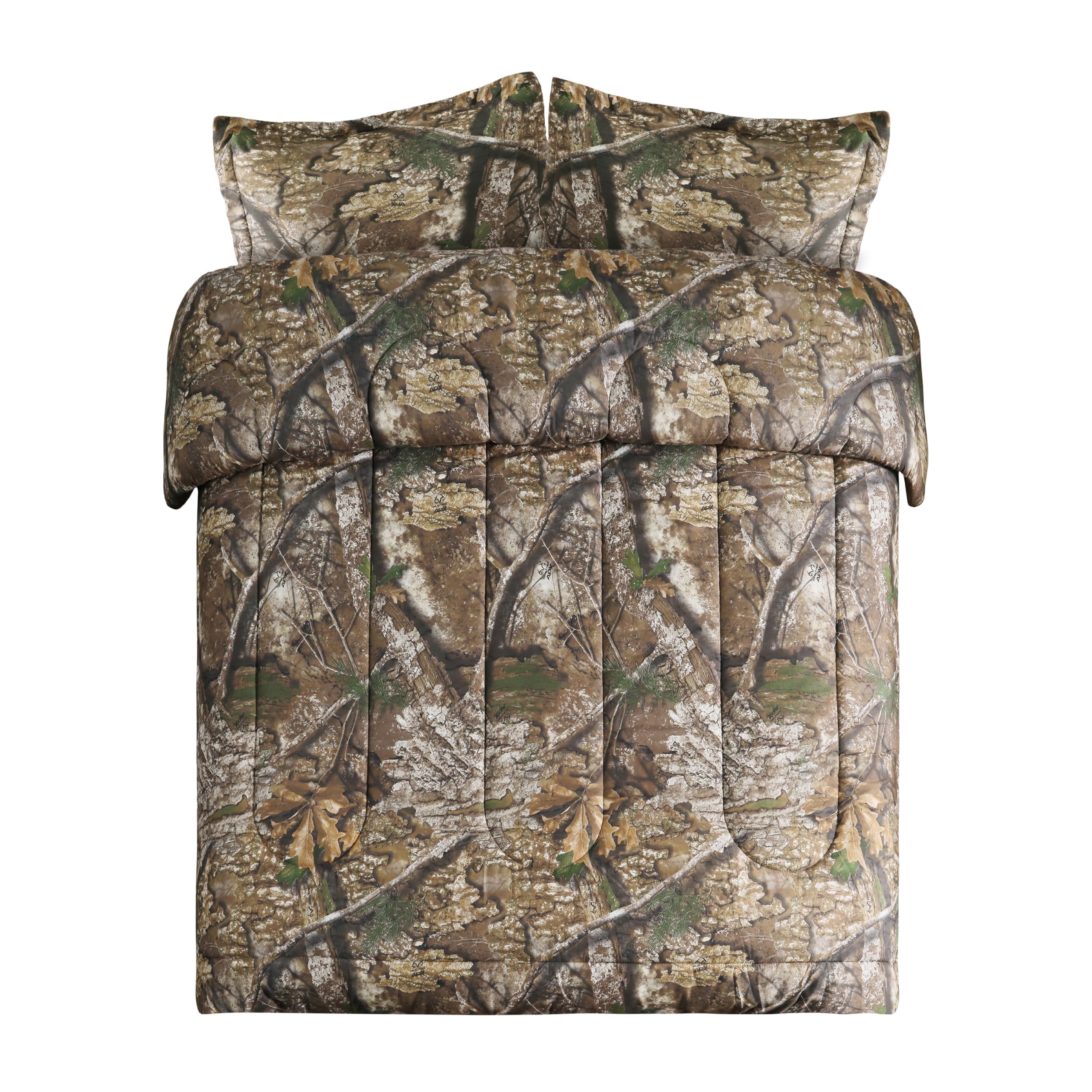 VISI-ONE Realtree APX Camo King 3 Piece Comforter Set – All-Season Lightweight Rustic Farmhouse Decor Bed Set, Ideal Fit for Hunters, Nature & Outdoor Lovers, Mancaves, Cabins, Lodges & Modern Spaces Image