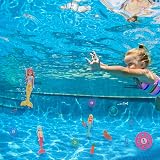 TOPWAYS Pool Diving Toy Set 4 Diving Mermaids Torpedoes Children Pool Games view 6