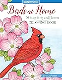 Birds at Home Coloring Book: 50 State Birds and Flowers (Design Originals)