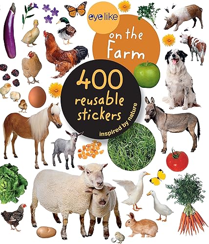 Download Eyelike on the Farm Stickers: 400 Reusable Inspired by Nature Stickers PDF