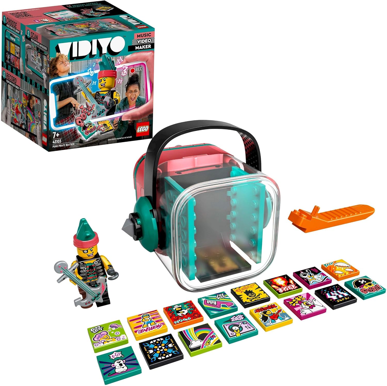 LEGO 43103 VIDIYO Punk Pirate BeatBox, Mehrfarbig