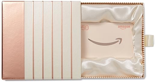 Amazon Com Amazon Com 50 Gift Card In A Premium Gift Box Rose