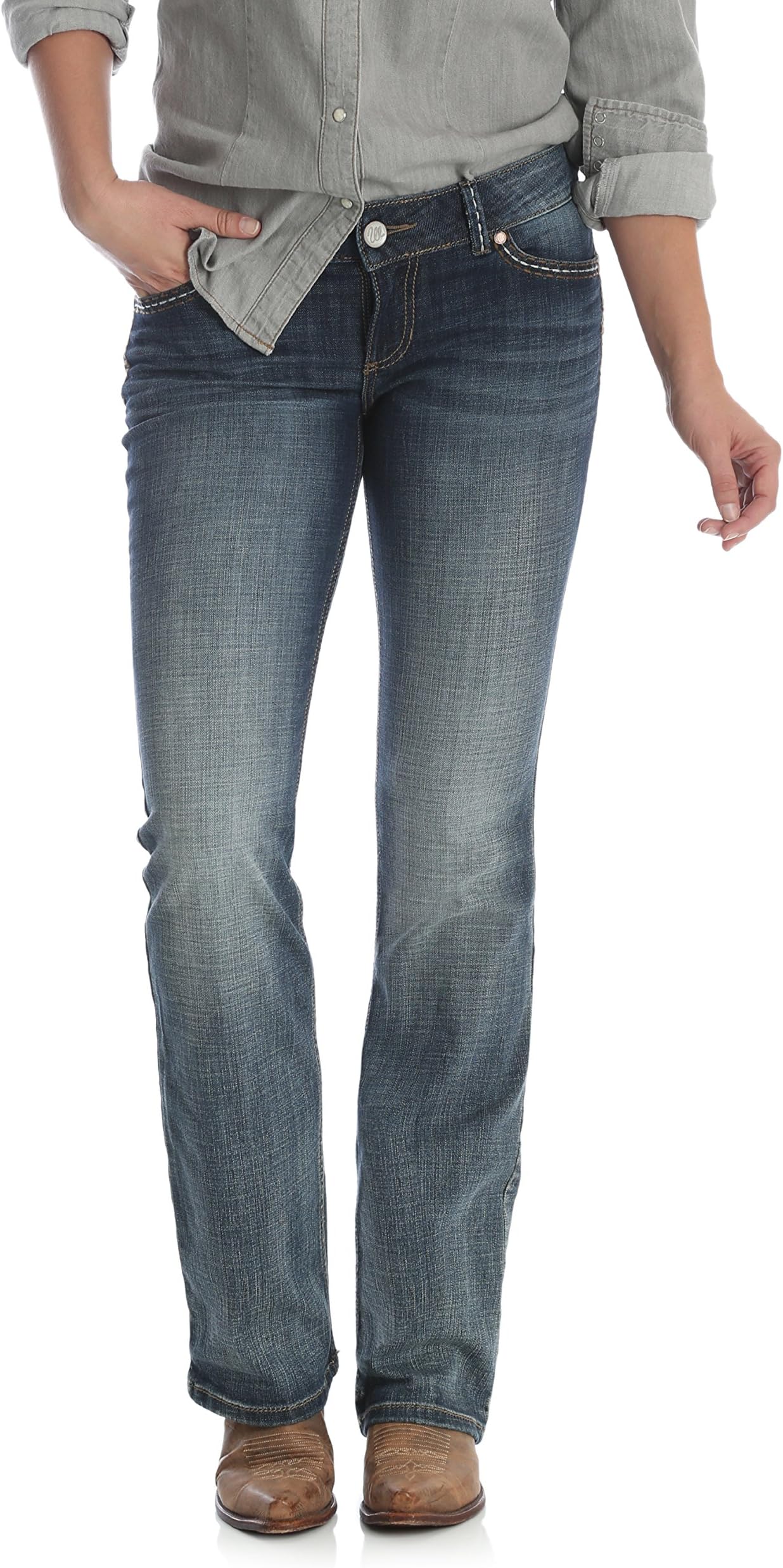 Wrangler Women's Retro Sadie Low Rise Bootcut Jeans