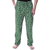 Looney Tunes Men's Marvin The Martian Allover Character Head Lounge Sleep Pajama Pants