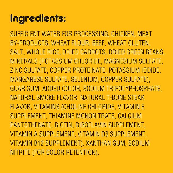 PEDIGREE CHOICE CUTS WITH STEAK AND VEGETABLES WET DOG FOOD 13.2 OUNCES