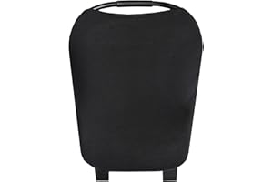 Copper Pearl Multi-Use Cover: Car Seat Covers, Nursing Cover, and Stroller Cover for Sun - Stretchy Fabric, All-Season Use, Stylish Designs, Easy Access for Moms - Midnight