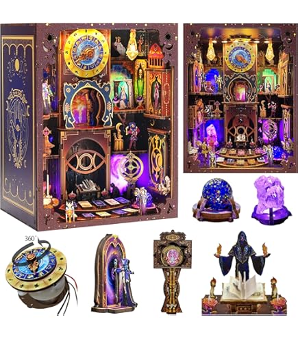 Amazon.com: Book Nook Kit - Fantasy Tarot 3D Wooden Puzzle for