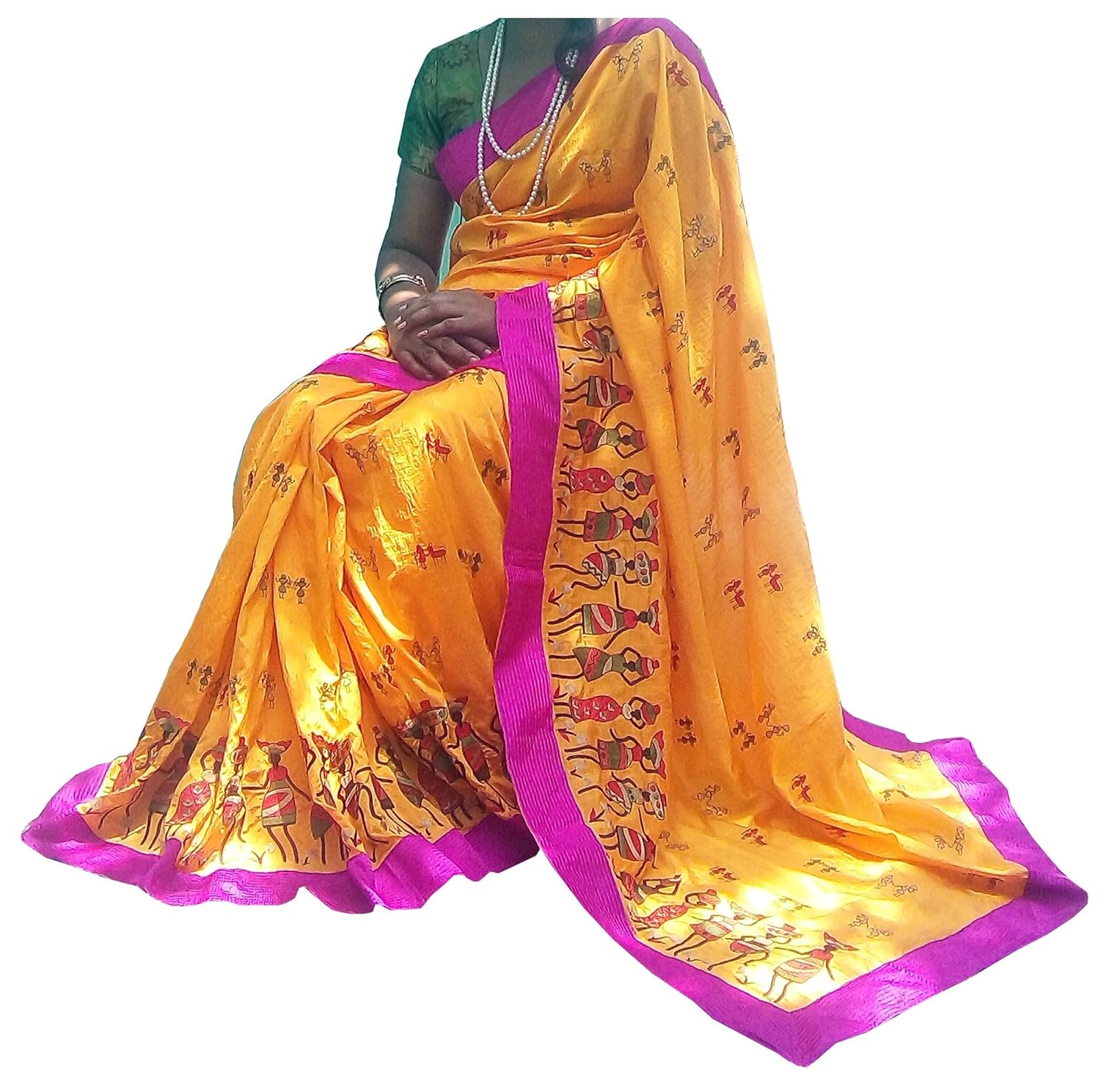 amazon party wear silk saree