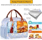 HOMESPON Insulated Lunch Bag for Women Men with Front Pocket Side Pockets view 7