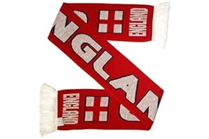 EUROSCARVES England Soccer Knit Scarf (Matches Second Jersey Colors)