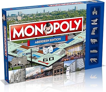 Winning Moves Aberdeen Monopoly Board Game Amazon Co Uk Toys Games