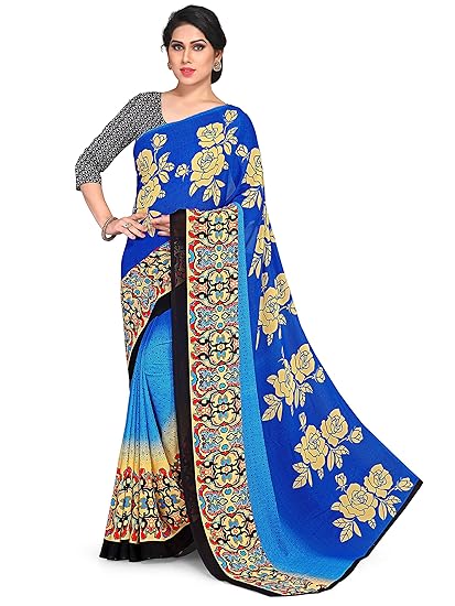 Womens Woven Blended Saree