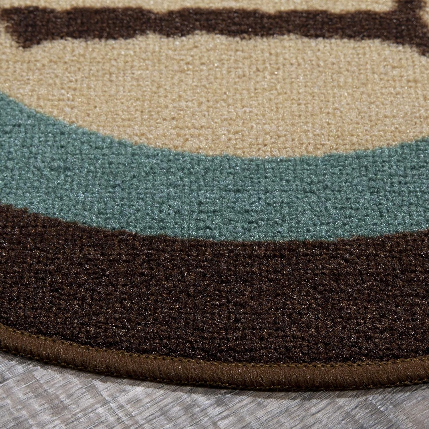 Ottomanson Laundry Runner Rug, 20" x 59", Brown: Furniture & Decor
