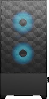 Fractal Design Pop Air RGB Cyan Core ATX Mid Tower Case 3x120mm Fans TG view 2