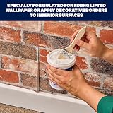 Bartoline Border Wallpaper Adhesive 1kg - Fast Dry Strong Hold for Vinyl view 3