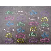 Silly Bandz Fun Shapes - 24 Pack