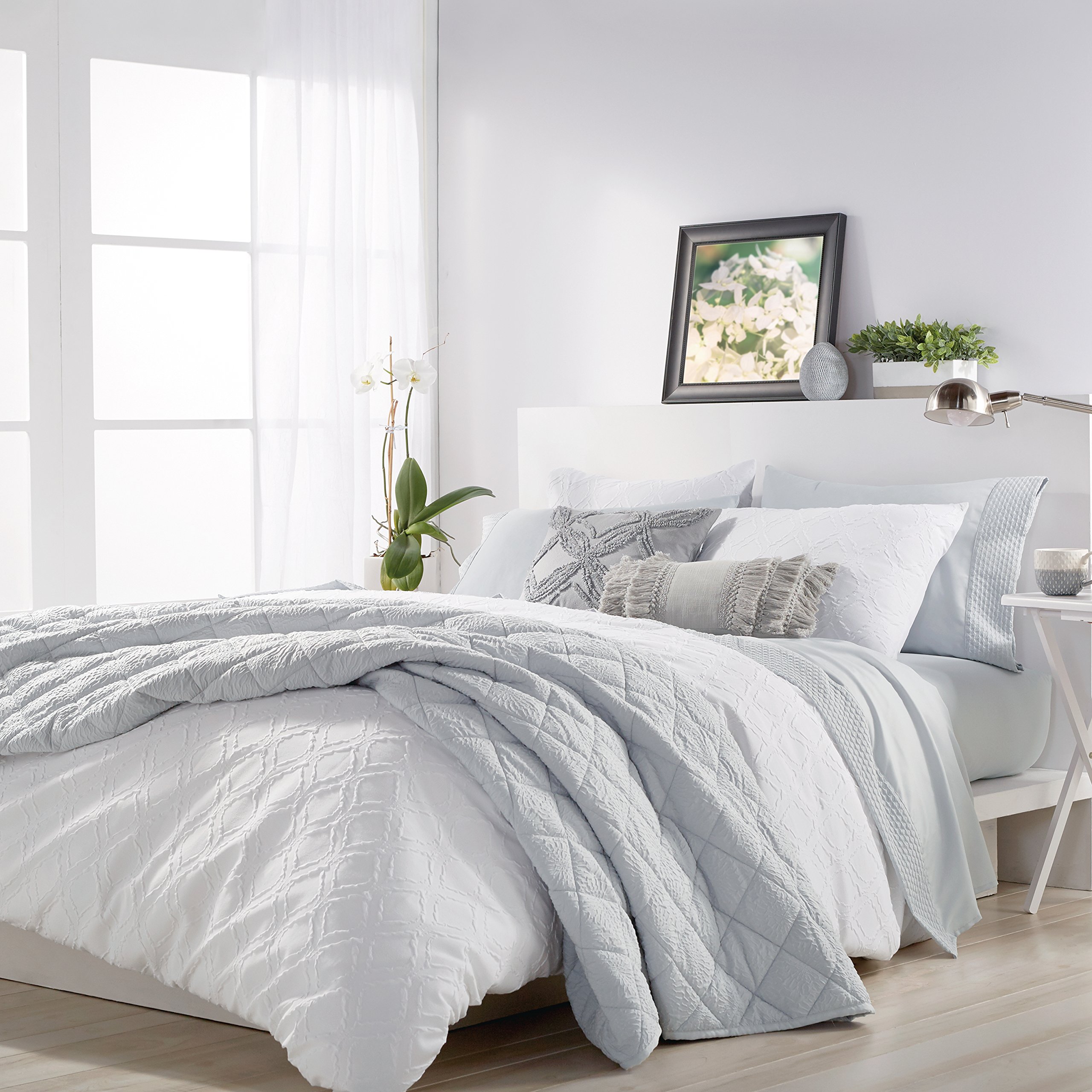 CHF Solid Ogee Microsculpt Comforter Sham