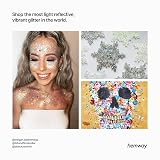 Hemway Silver Holographic Stars & Moons Glitter 100g Craft Resin Cosmetics view 6