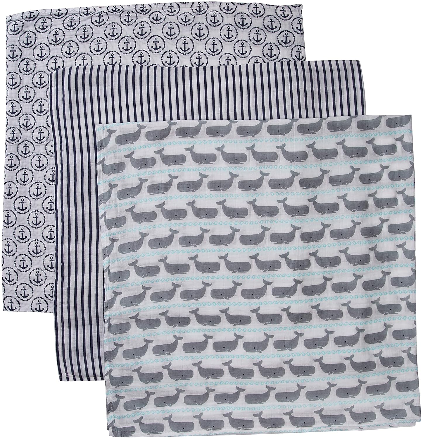 hudson baby muslin swaddle blankets foxes