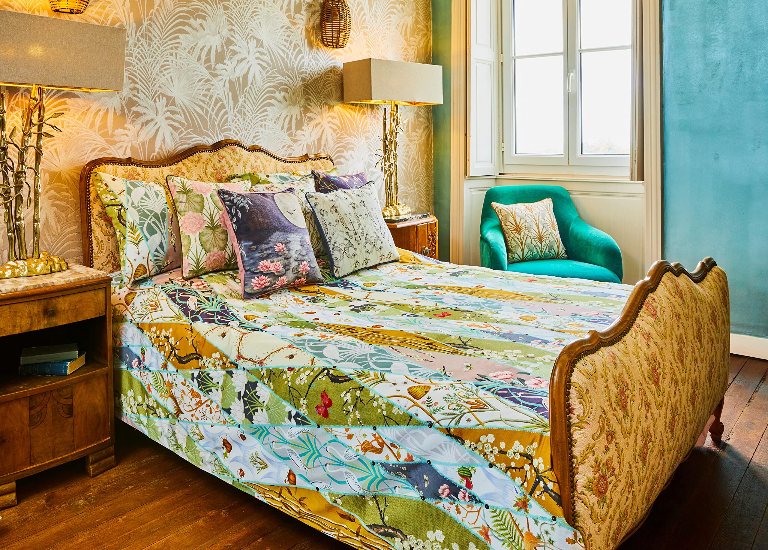 Generic The Chateau by Angel Strawbridge Nouveau Wallpaper Bedding Duvet Set - Double