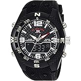 U.S. Polo Assn. Men's us9660 Analog-Digital Display Analog Quartz Black Watch