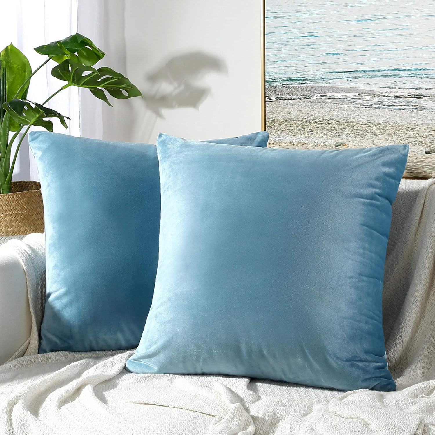 Light Blue Sofa Pillows Fescar Innovations2019 Org