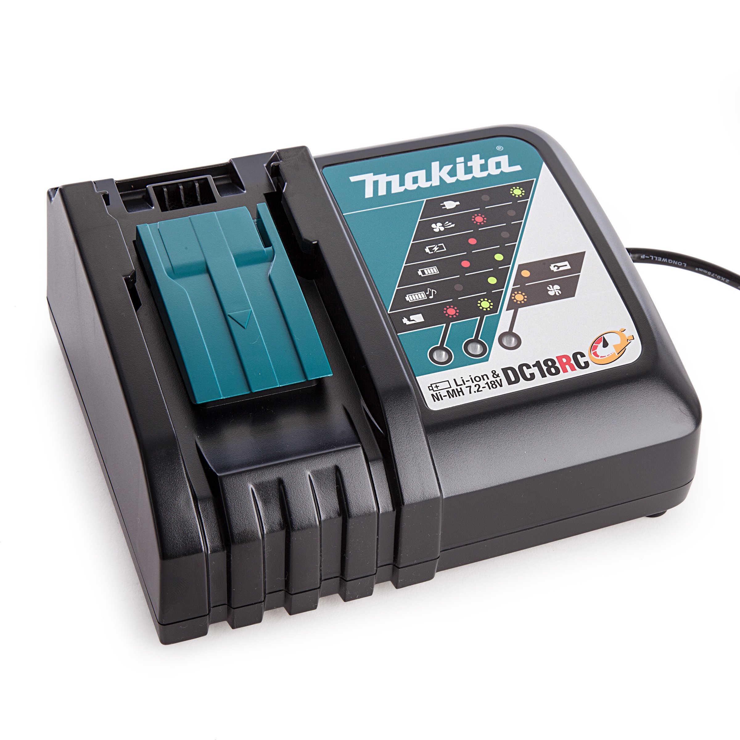 Makita DC18RC-110V Li-Ion Charger, 110 V, Black