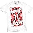 Crazy Dog T-Shirts Mens King of Hearts T Shirt Cool Vintage Graphic Novelty Retro Tee for Guys
