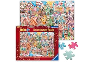Ravensburger Christmas Cookie Village 1000 Piece Jigsaw Puzzle for Adults - 12001267 - Handcrafted Tooling, Made in Germany, 