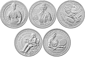 2025 P, D BU American Women Quarter 10 Coin Set Uncirculated