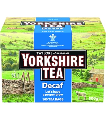 Amazon.com : Yorkshire Decaffeinated Tea, 80 Teabags : Black Teas