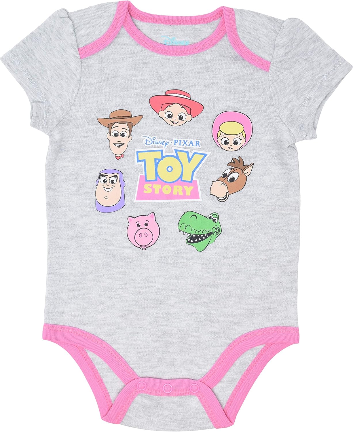 baby disney toy story 5pk bodysuits