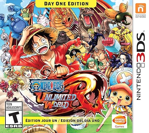 Amazon Com One Piece Unlimited World Day One Edition Nintendo 3ds Namco Bandai Games Amer Video Games