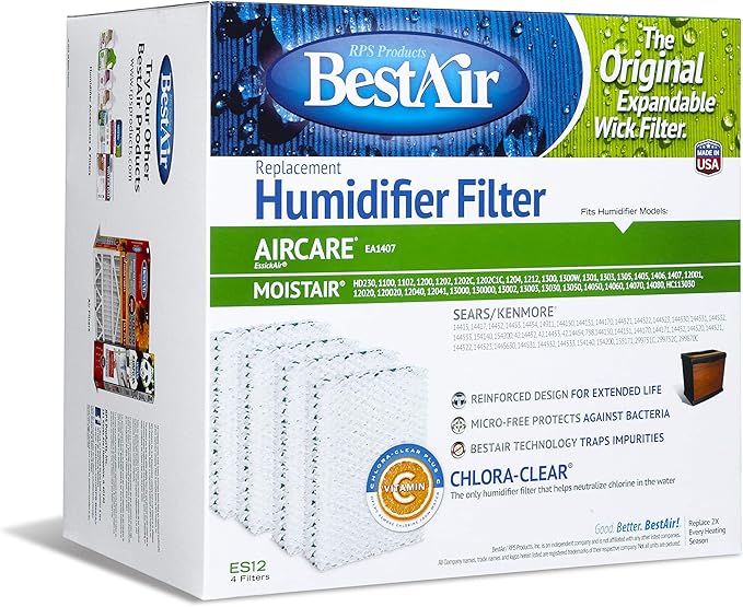 Amazon Com Bestair Es12 2 Extended Life Humidifier Replacement