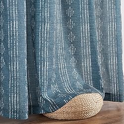 jinchan Boho Curtains Linen Curtains for Living
