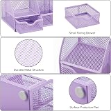 EXERZ Desk Organiser 7-Compartment Mesh Tidy Caddy Pencil Holder view 6