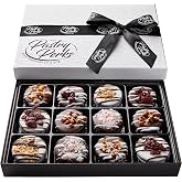 Pastry Perks Cookies Gift Basket 12 Gourmet Chocolate Covered