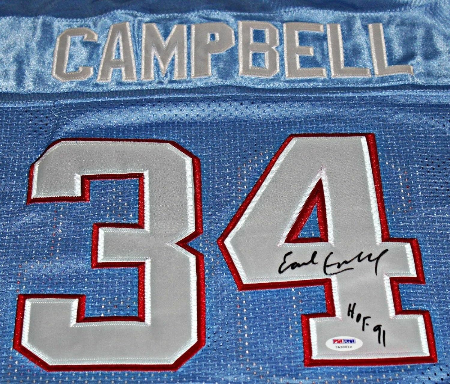earl campbell oilers jersey
