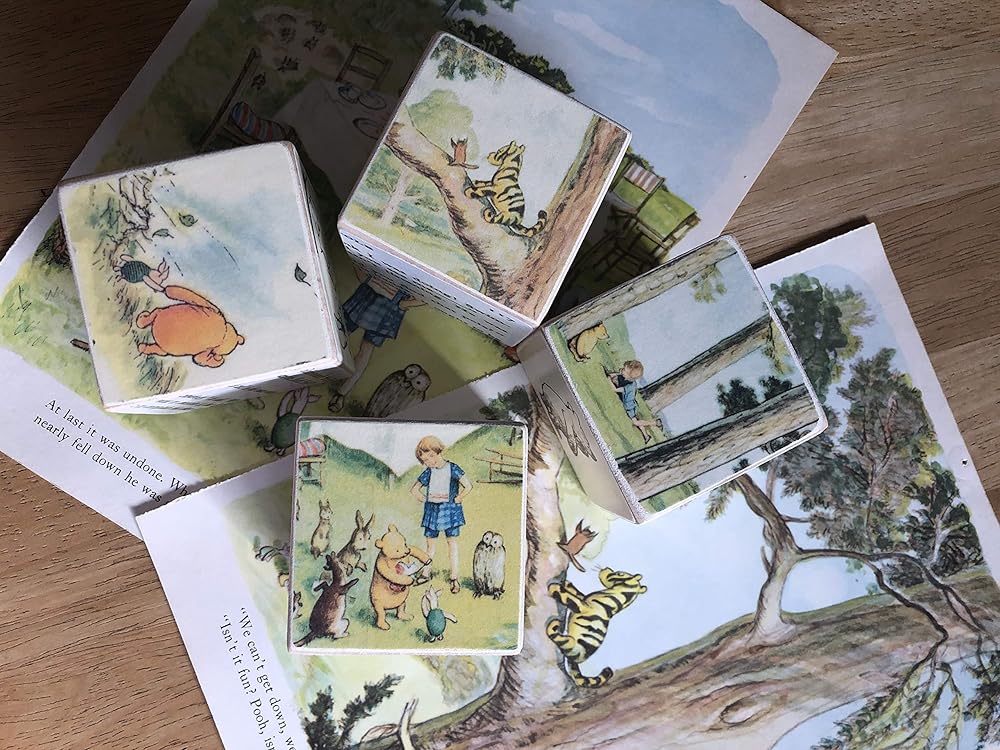 winnie the pooh wooden blocks