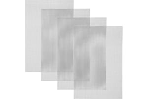 REASTAR 4 Pack 12×8 Inch Wire Mesh Screen, 20 Mesh Stainless Steel Mesh, Sturdy No Rust Metal Mesh Screen for DIY Projects, Cage, Vent, Garden, Window Screen, Filter Mesh