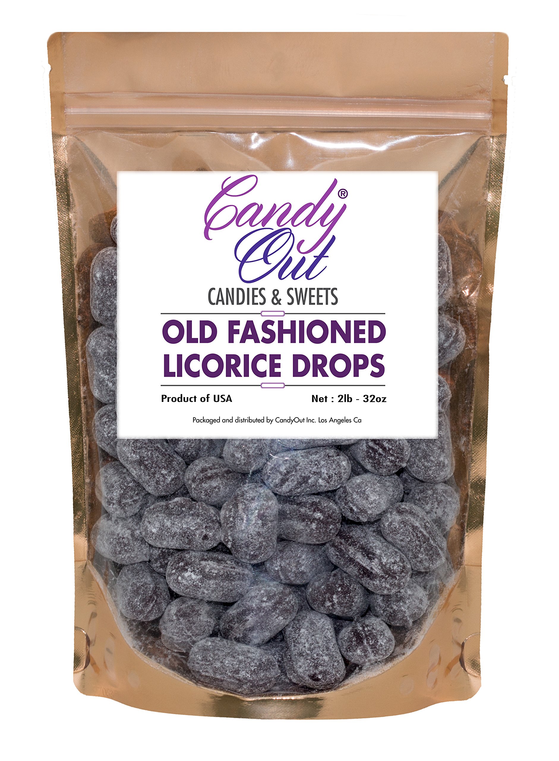 Natural Anise Drops 2 Pounds Old Fashioned Hard Candy in