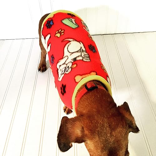 dachshund fleece sweater