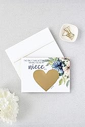 Maid of Honor Proposal Scratch Off Card For Niece