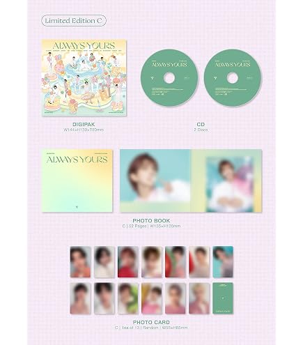 Amazon.com: Seventeen 'Heng:garae' 7th Mini Album Set Version CD+