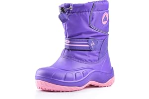 NOVA FOOTWEAR Nova Mountain Boy's and Girl's Waterproof Winter Snow Boots