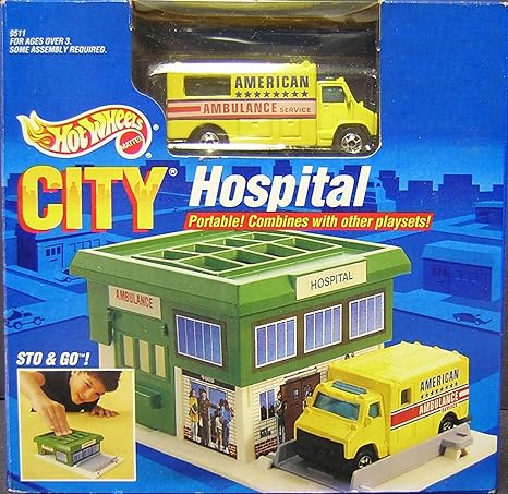 hot wheels sto and go city playset