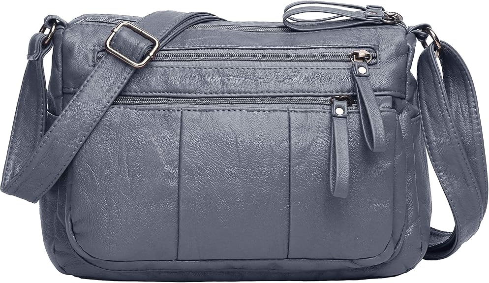 Women Crossbody Bag Pocketbooks Soft PU Leather Purses and Handbags