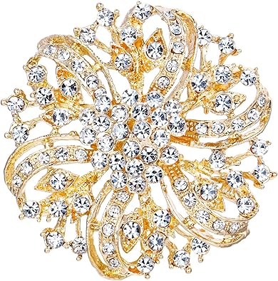 Crystal Brooch