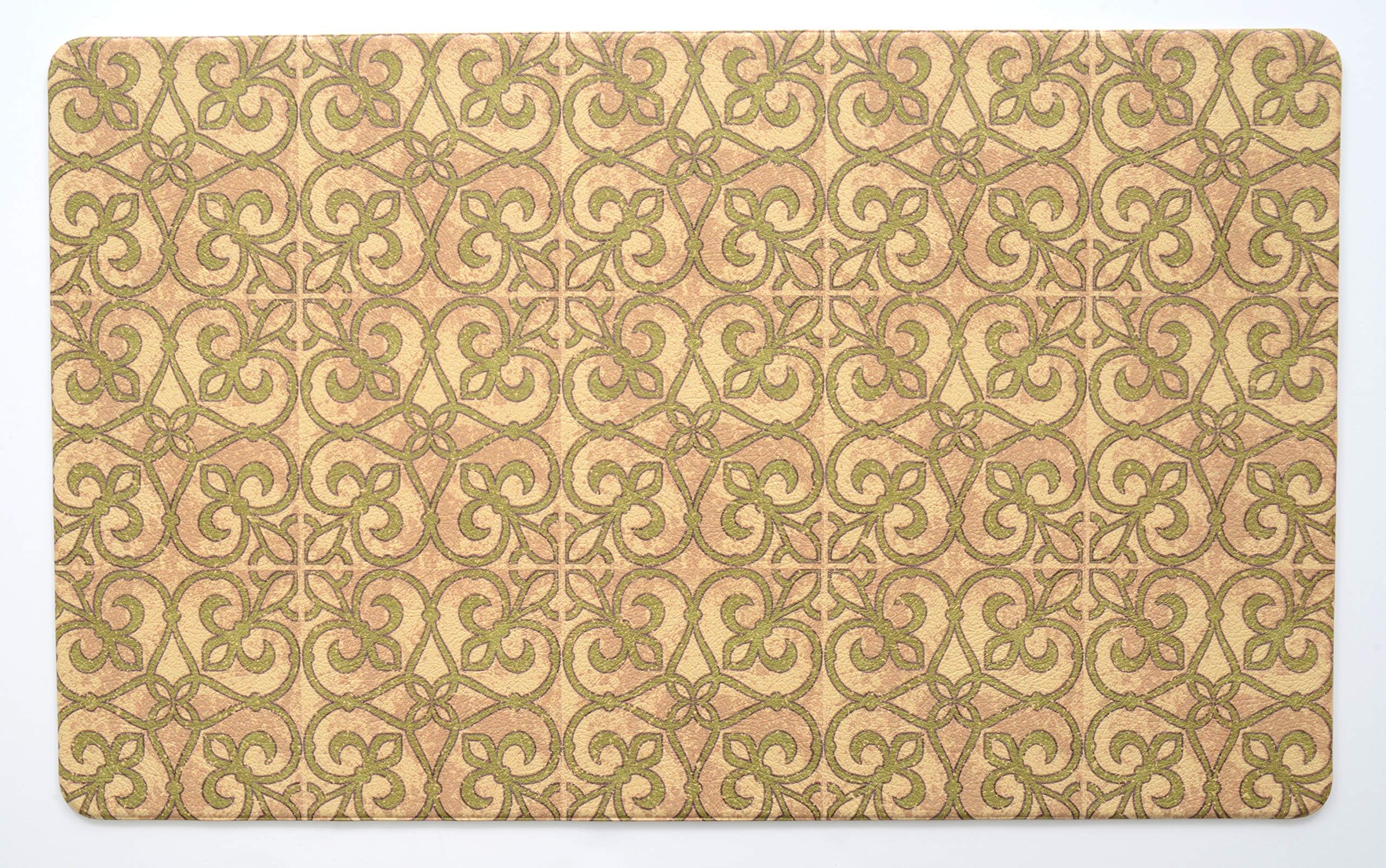 Stephan Roberts Premium Anti-Fatigue Kitchen Mat, 20" x 39"x.5", Hacienda/Multicolored