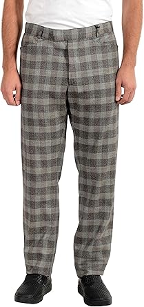 men's wool plaid pants